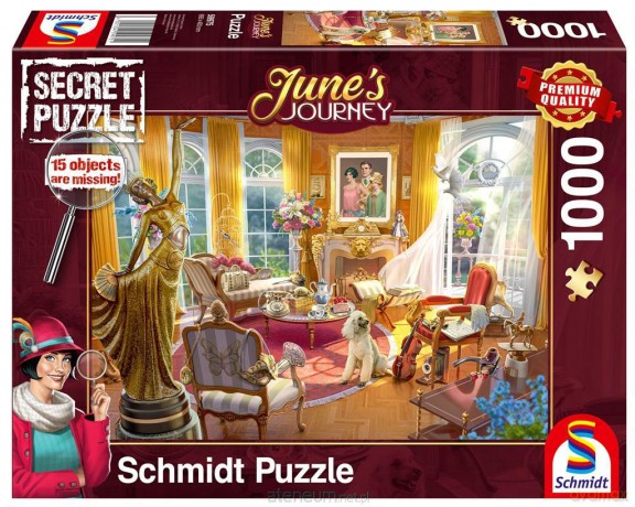 SCHMIDT 1000 el. Salon w domu rodzinnym [PUZZLE]