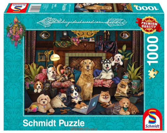 SCHMIDT 1000 el. Spotkanie przy kominku [PUZZLE]
