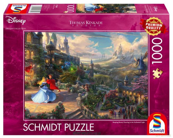 SCHMIDT 1000 el. Śpiąca Królewna w tańcu (Disney) [PUZZLE]