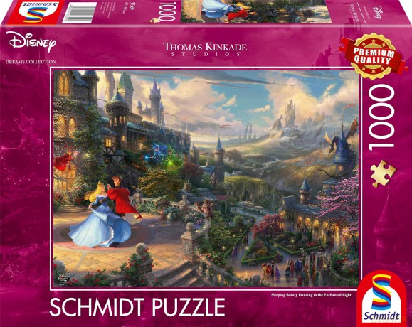 SCHMIDT 1000 el. Śpiąca Królewna w tańcu (Disney) [PUZZLE]