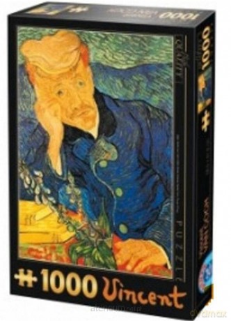 1000 el. Van Gogh, Portret doktora Gacheta [PUZZLE]