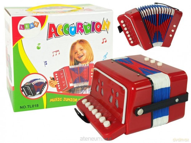Akordeon czerwony