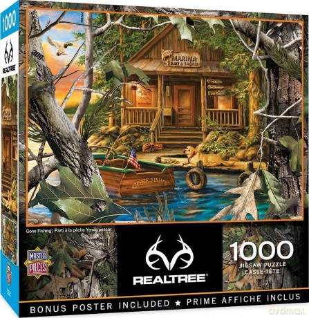 COBBLE HILL 1000 el. Bar Marina nad jeziorem [PUZZLE]