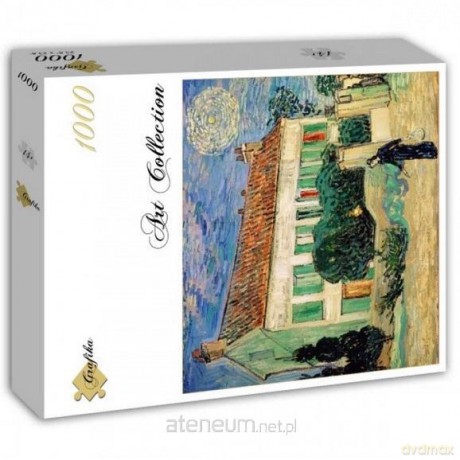 COBBLE HILL 1000 el. Biały dom w nocy, Van Gogh Vincent [PUZZLE]