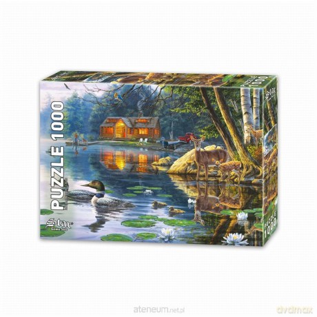 COBBLE HILL 1000 el. Chatka nad jeziorem [PUZZLE]