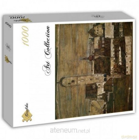 COBBLE HILL 1000 el. Domy nad Dunajem, Egon Schiele [PUZZLE]