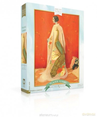 COBBLE HILL 1000 el. Dream World, Kimono z rysunkiem pawia [PUZZLE]