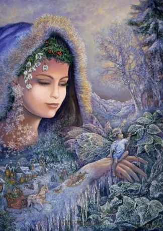 COBBLE HILL 1000 el. Duch zimy, Josephine Wall [PUZZLE]