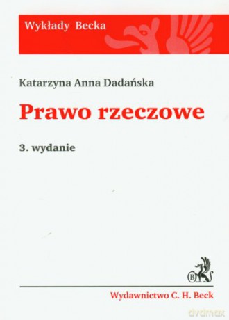 Prawo rzeczowe - Dadańska [KSIĄŻKA]