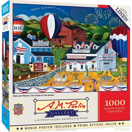 COBBLE HILL 1000 el. Fajerwerki nad miasteczkiem [PUZZLE]