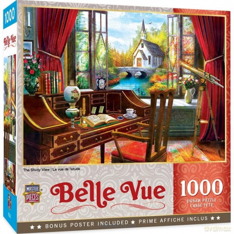 COBBLE HILL 1000 el. Gabinet z widokiem na kapliczkę [PUZZLE]