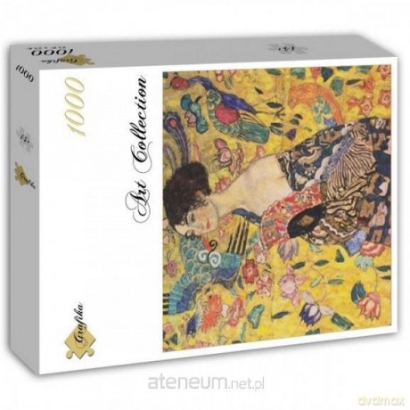COBBLE HILL 1000 el. Kobieta z wachlarzem, Gustav Klimt [PUZZLE]