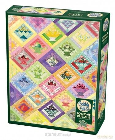 COBBLE HILL 1000 el. Kołdra w kształcie koszy owoców [PUZZLE]