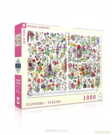 COBBLE HILL 1000 el. Kwiaty, Collage [PUZZLE]