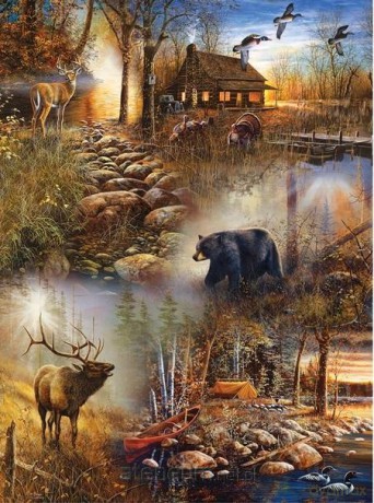 COBBLE HILL 1000 el. Leśne zwierzęta [PUZZLE]