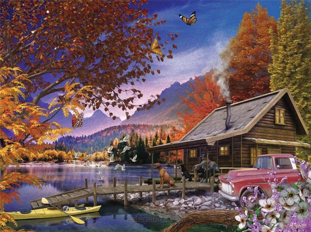 COBBLE HILL 1000 el. Popołudniowy odpoczynek [PUZZLE]
