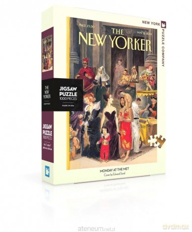COBBLE HILL 1000 el. Postaci ze słynnych obrazów jedzą lody [PUZZLE]