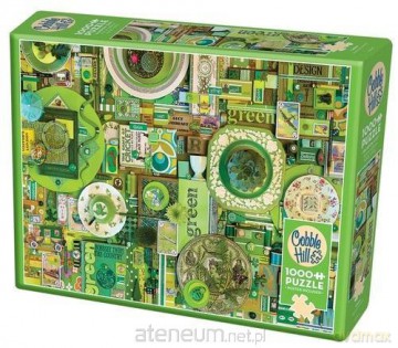 COBBLE HILL 1000 el. Projekt tęcza - Zielony [PUZZLE]