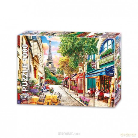 COBBLE HILL 1000 el. Ulica z widokiem na Wieże Eiffla [PUZZLE]