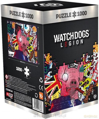 COBBLE HILL 1000 el. Watch Dogs Legion: Pig Mask [PUZZLE]