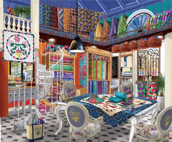 COBBLE HILL 1000 el. Wnętrze pełne kolorów [PUZZLE]