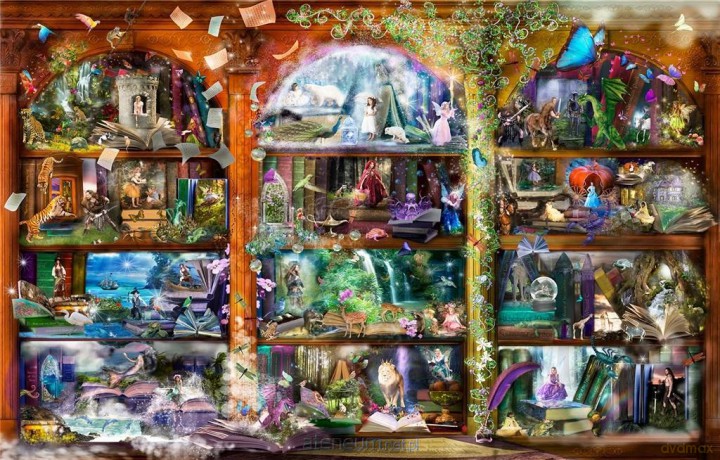 COBBLE HILL 1000 el. Zaczarowana biblioteka wróżek [PUZZLE]