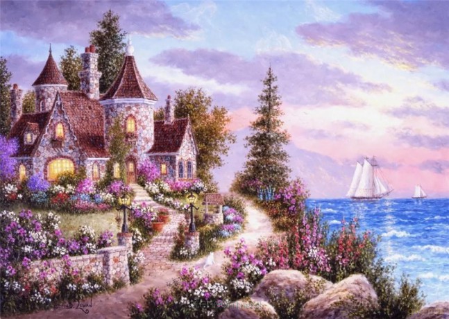 COBBLE HILL 1500 el. Zamek nad mrozem, Dennis Lewan [PUZZLE]