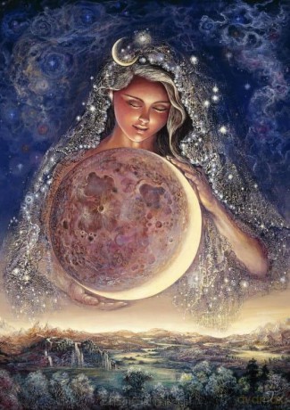 COBBLE HILL 2000 el. Bogini księżyca, Josephine Wall [PUZZLE]