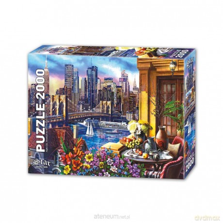 COBBLE HILL 2000 el. Miasto nocą- Nowy York [PUZZLE]