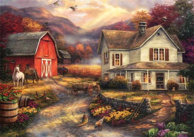 COBBLE HILL 2000 el. Odpoczynek na farmie, Chuck Pinson [PUZZLE]