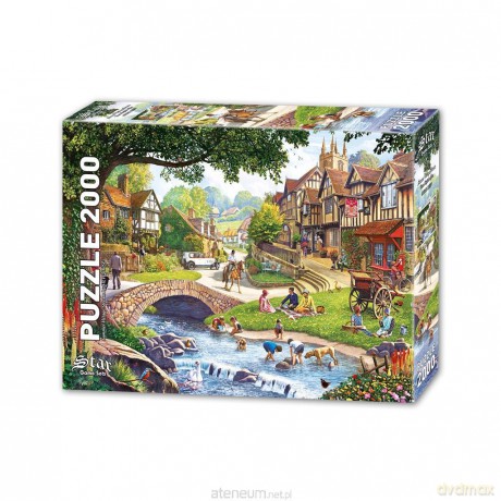 COBBLE HILL 2000 el. Zabawa nad strumykiem w lecie [PUZZLE]