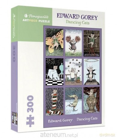 COBBLE HILL 300 el. Tańczące koty, Edward Gorey [PUZZLE]