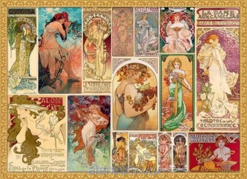 COBBLE HILL 3000 el. Collage, Alfons Mucha [PUZZLE]