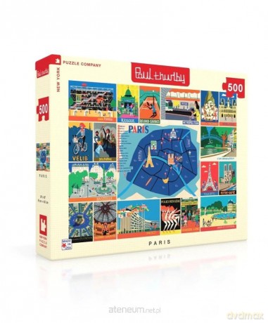 COBBLE HILL 500 el. Paryż, Collage XXL [PUZZLE]