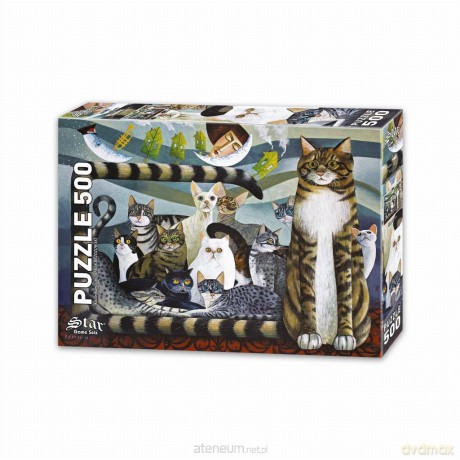COBBLE HILL 500 el. Rodzina kotów [PUZZLE]