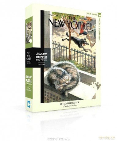 COBBLE HILL 500 el. Śpiący kot, New Yorker XXL [PUZZLE]