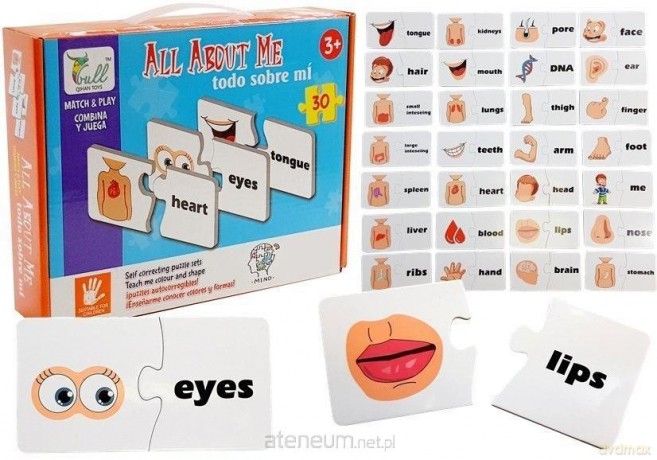 COBBLE HILL edukacyjne części ciała 30 el. [PUZZLE]