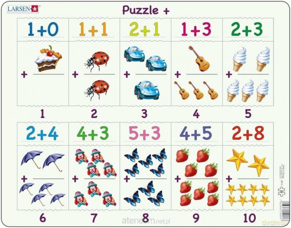 COBBLE HILL Układanka Dodawanie do 20 el. Maxi [PUZZLE]
