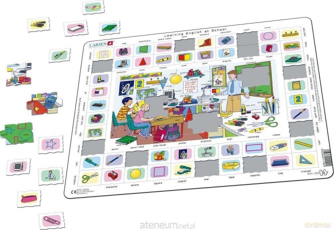 COBBLE HILL Układanka Learning English at School Maxi [PUZZLE]