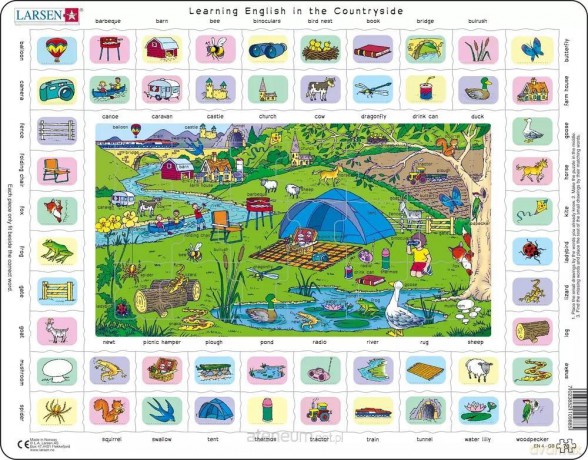 COBBLE HILL Układanka Learning english in the countryside Maxi [PUZZLE]