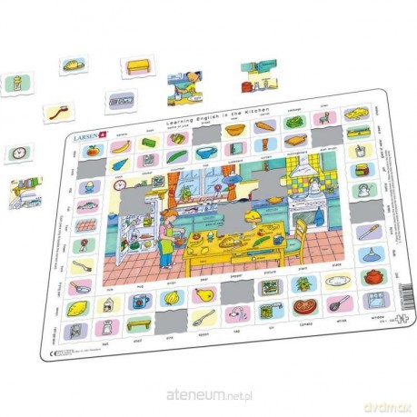 COBBLE HILL Układanka Learning english in the kitchen Maxi [PUZZLE]