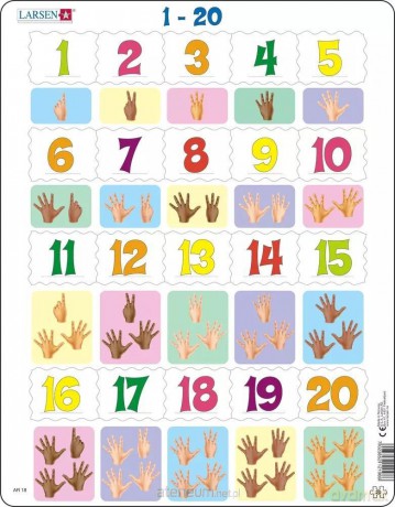 COBBLE HILL Układanka Liczymy 1 do 20 el. Maxi [PUZZLE]