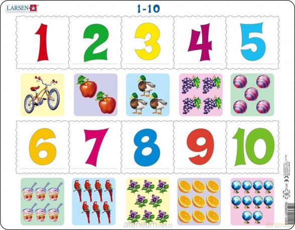 COBBLE HILL Układanka Liczymy do 10 el. Maxi [PUZZLE]