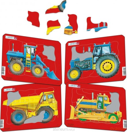 COBBLE HILL Układanka Pojazdy cieżkie Mini [PUZZLE]