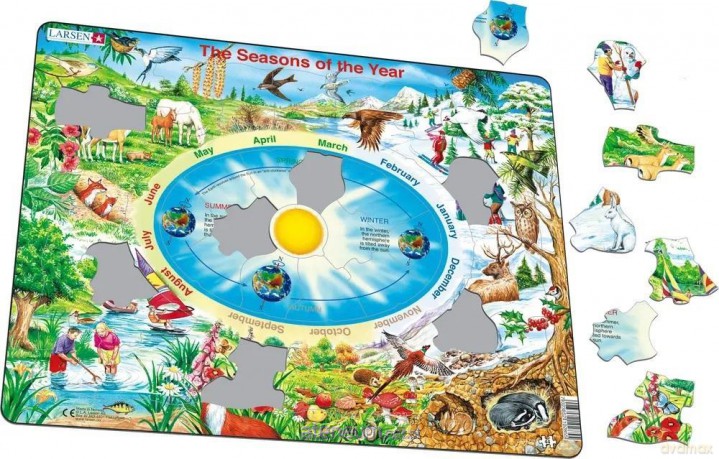 COBBLE HILL Układanka Pory roku Maxi [PUZZLE]