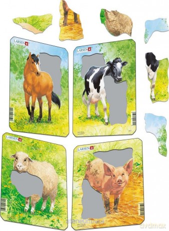 COBBLE HILL Układanka Rysunki zwierząt Mini [PUZZLE]