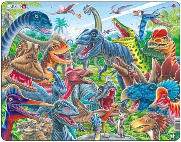 COBBLE HILL Układanka Szczęśliwe dinozaury Maxi [PUZZLE]