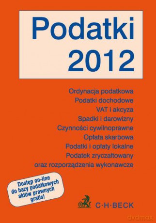 Podatki 2012 [KSIĄŻKA]
