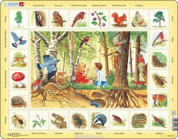 COBBLE HILL Układanka W lesie Maxi [PUZZLE]