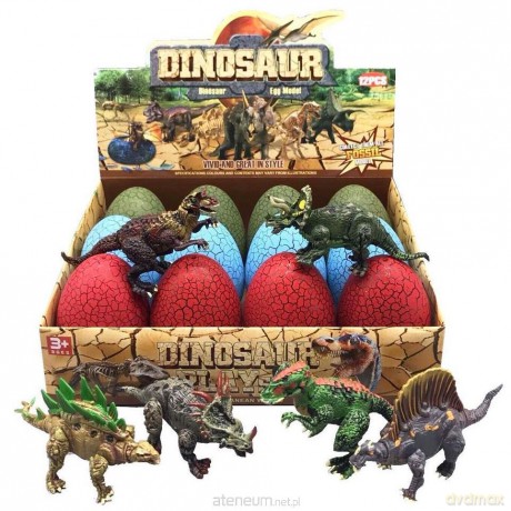Dinozaur do składania w jajku MIX [FIGURKA]